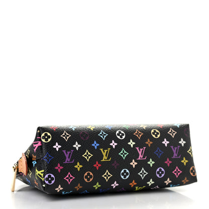 Louis Vuitton Monogram Multicolor Cosmetic Pouch Black Grenade 4 of 6