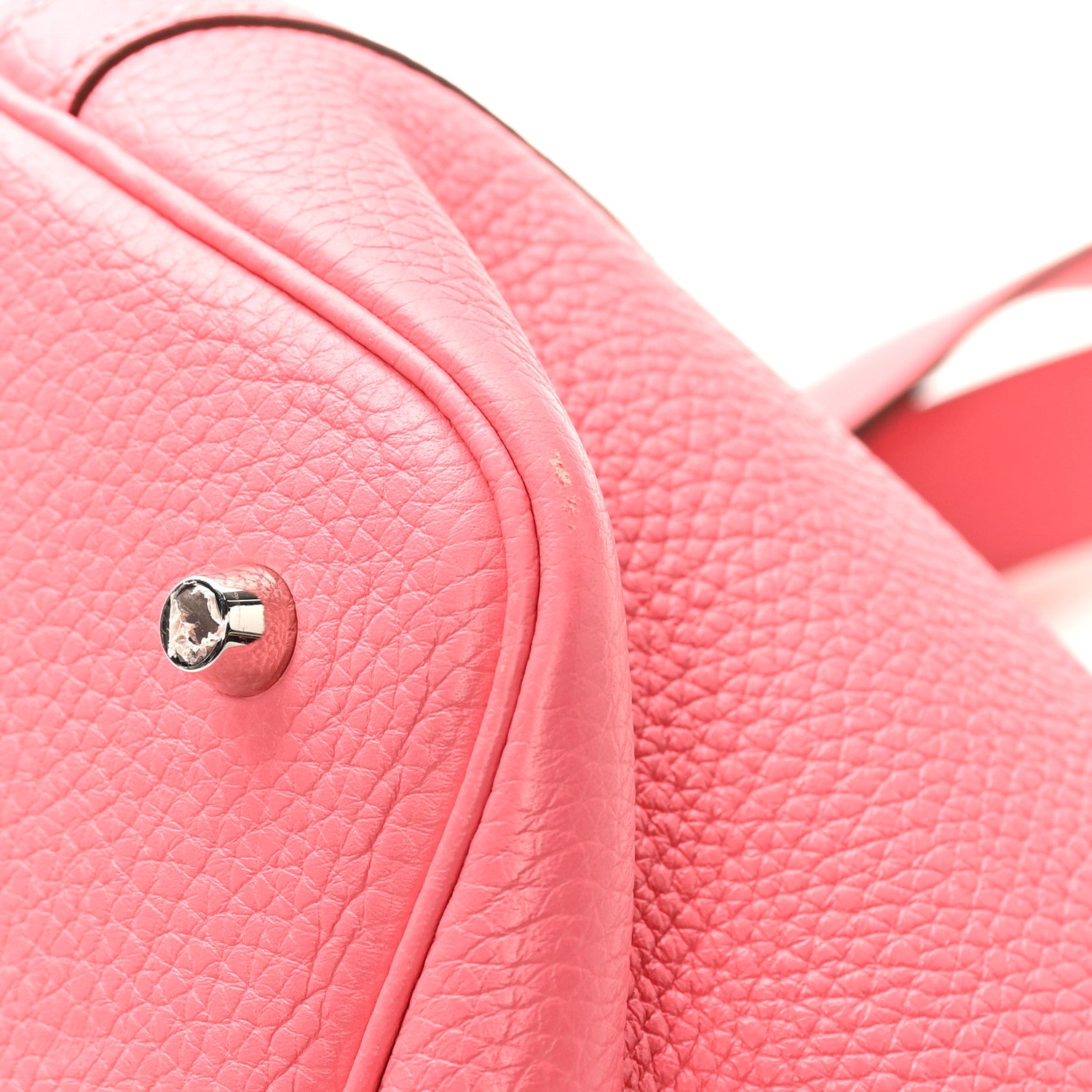 Hermes Taurillon Clemence Picotin Lock 22 MM Rose Azalee 1850422