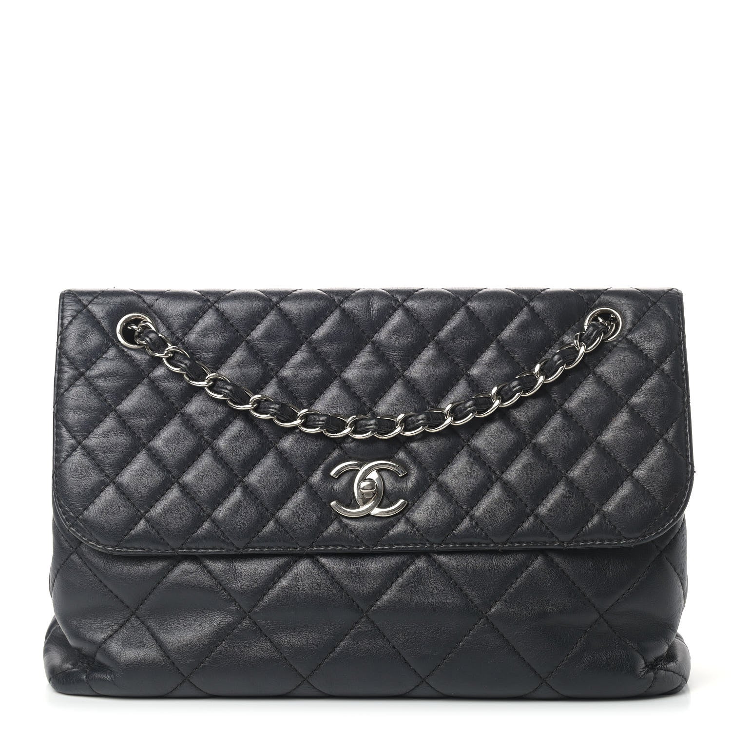 Chanel Calfskin Quilted In The Business Flap Bag Black 1 of 11