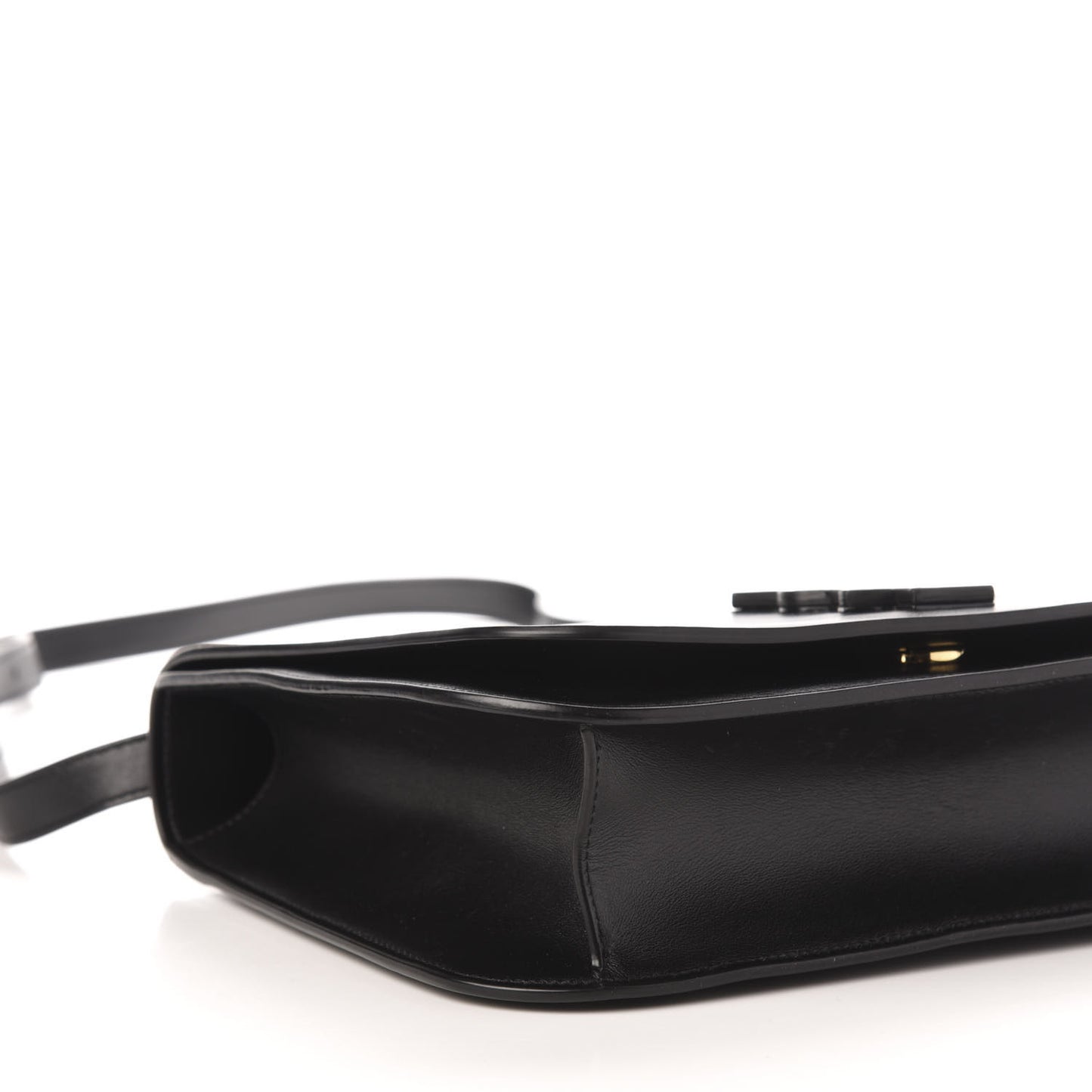 Smooth Calfskin Monogram Medium Spontini Satchel Black