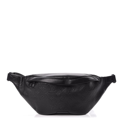 Louis Vuitton Calfskin Monogram Shadow Discovery Bumbag Black 1 of 12