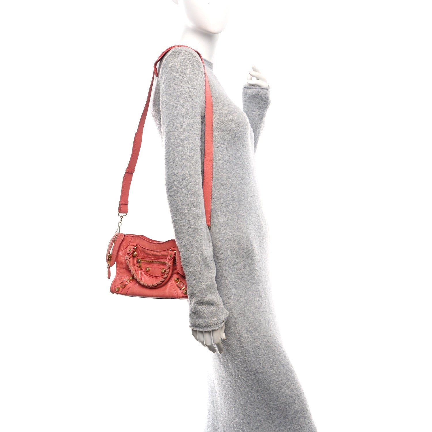 Balenciaga Agneau Giant 12 Gold Hardware Mini City Rose Azalee Rose Jaipur 2 of 10