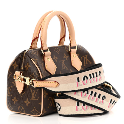 Louis Vuitton Monogram Speedy Bandouliere 20 Black 3 of 10