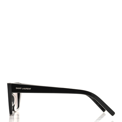 Saint Laurent Acetate Mica Cat Eye Sunglasses SL 276 Black 3 of 8