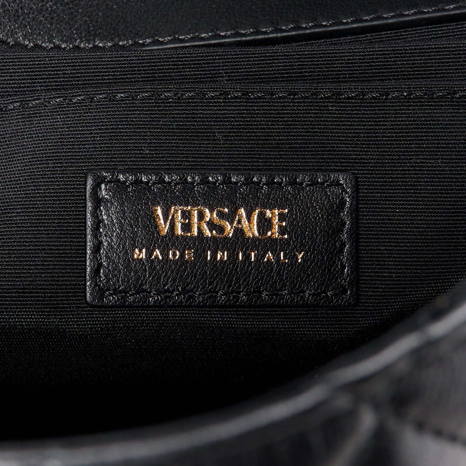 Versace Nappa Quilted La Medusa Chain Crossbody Black 6 of 11
