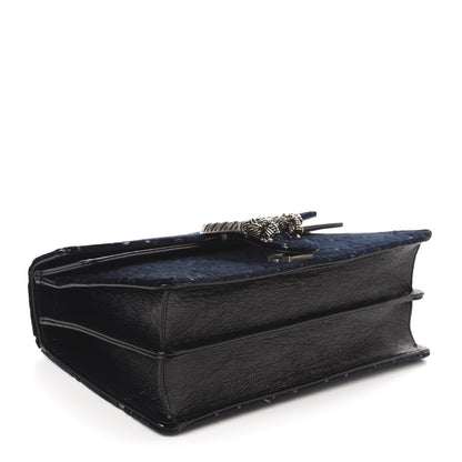 Gucci Velvet Skipper GG Monogram Small Dionysus Shoulder Bag Blue Beige Black 5 of 11
