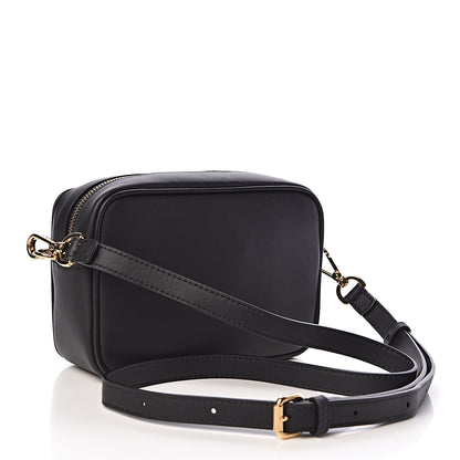 Fendi Vitello Century FF 1974 Embossed Mini Camera Case Black 3 of 10
