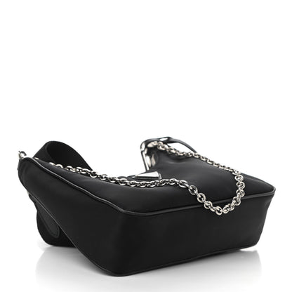 Prada Nylon Re-Edition 2005 Shoulder Bag Black 7 of 17