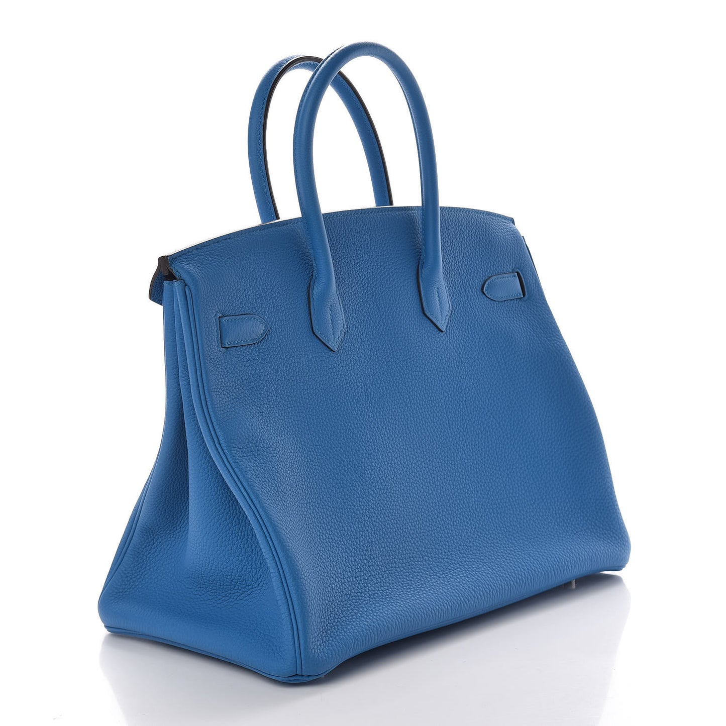 Togo Verso Birkin 35 Bleu Zanzibar Malachite