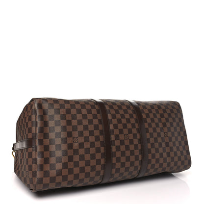 Louis Vuitton Damier Ebene Keepall Bandouliere 55 3 of 9