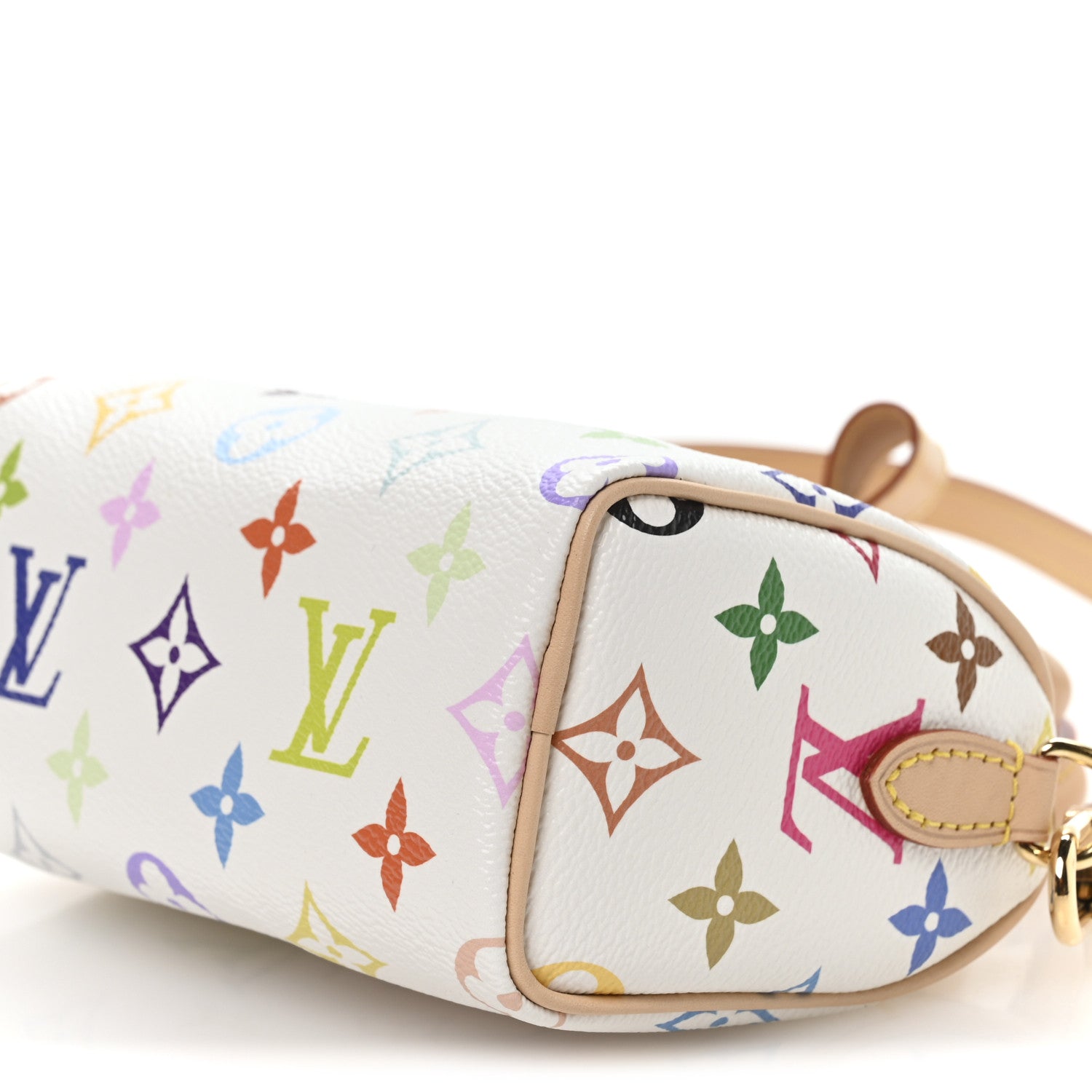 Louis Vuitton LV X TM Monogram Multicolor Nano Speedy White 9 of 10