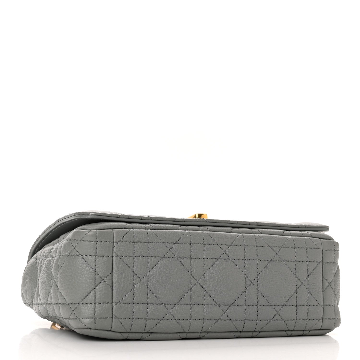 Christian Dior Calfskin Cannage Small Caro Bag Grey 4 of 12