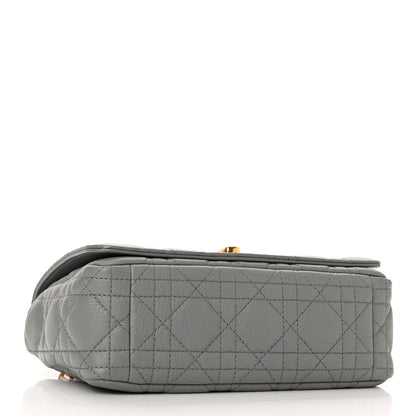 Christian Dior Calfskin Cannage Small Caro Bag Grey 4 of 12