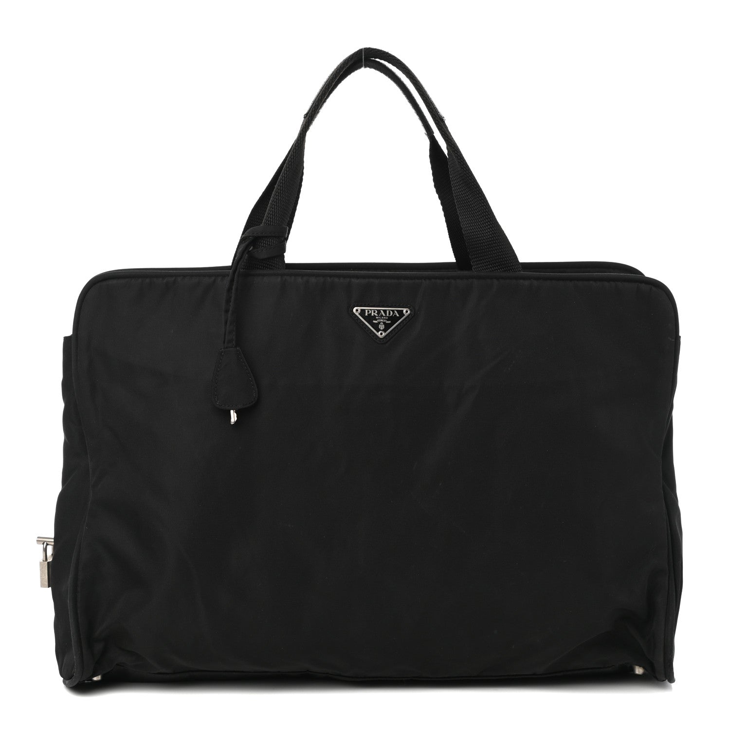 Prada Tessuto Nylon Briefcase Black 1 of 10