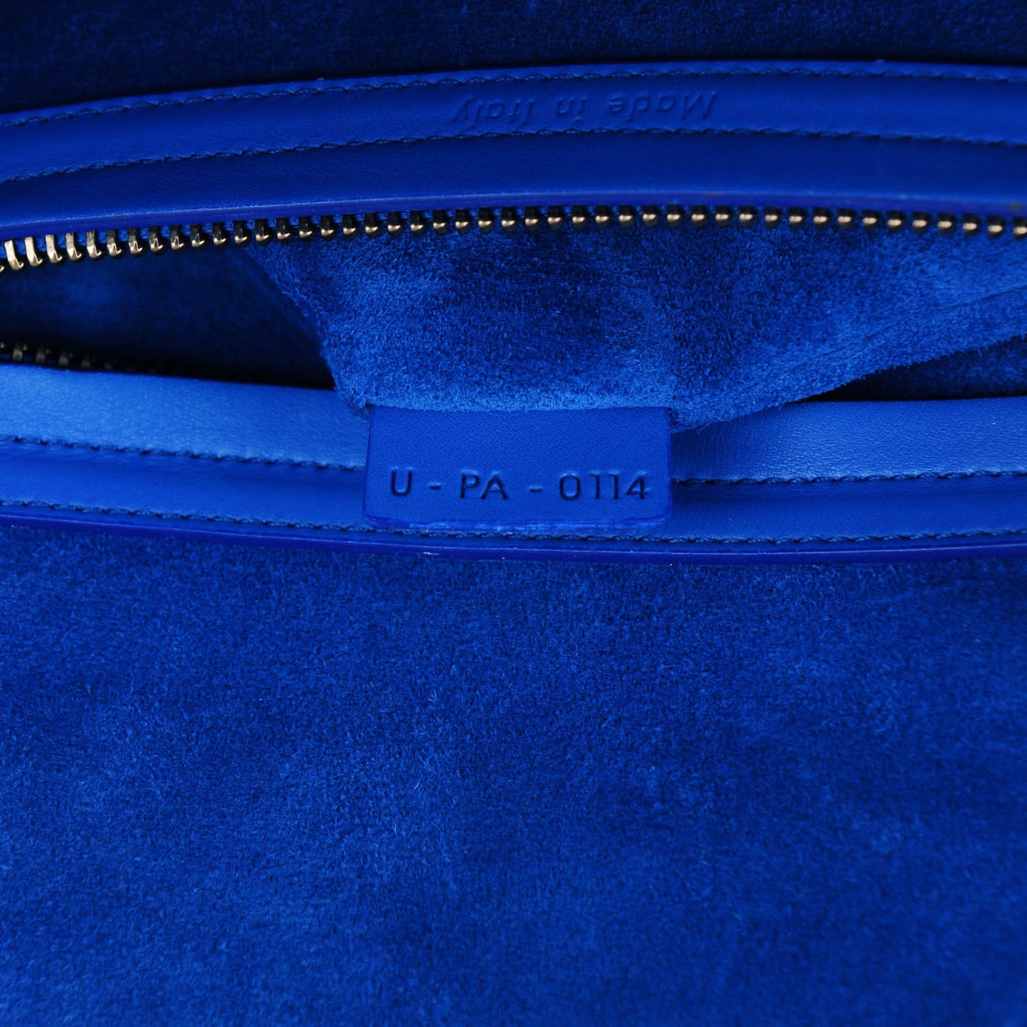 Smooth Calfskin Medium Phantom Luggage Electric Blue