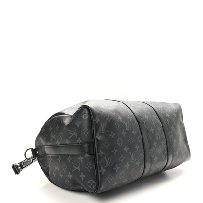 Louis Vuitton Monogram Eclipse Keepall Bandouliere 45 3 of 11