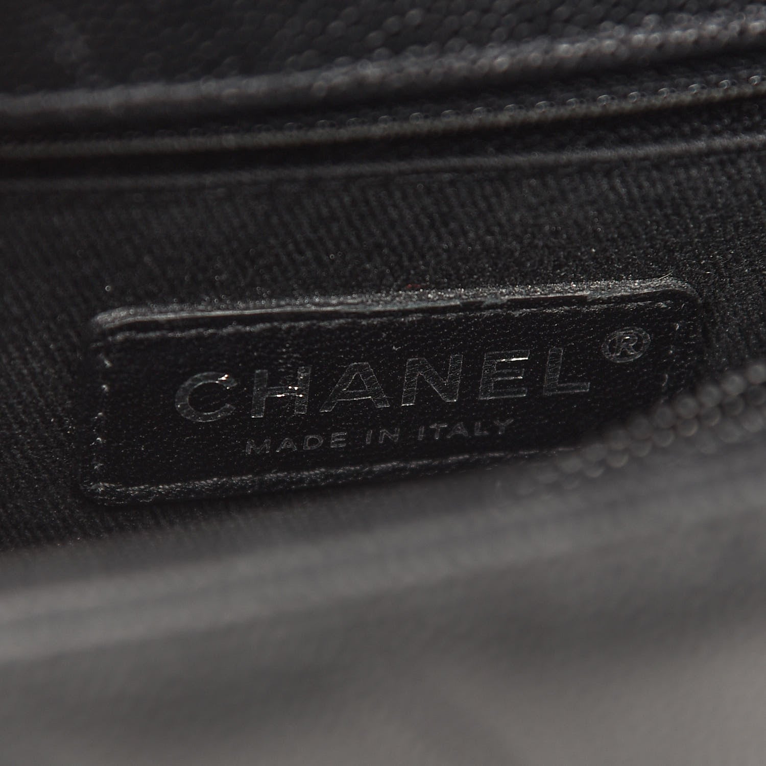 Chanel Caviar Chevron Quilted Medium Coco Handle Flap So Black 5 of 8
