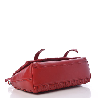 Miu Miu Nappa Matelasse Messenger Fuoco 4 of 11