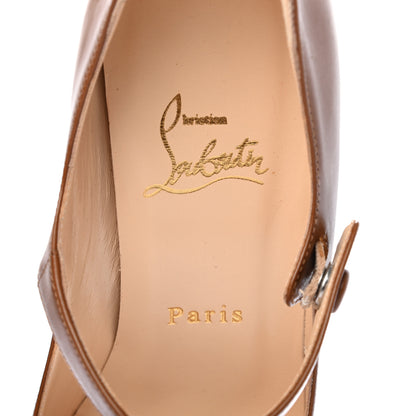 Christian Louboutin Calfskin Alta Iowa 120 Pumps 38.5 Marrone 7 of 7