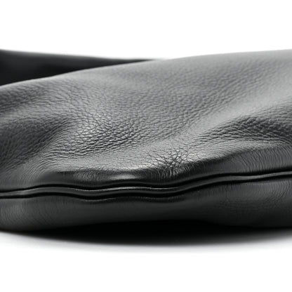 The Row Grained Calfskin Small Everyday Shoulder Bag Black 8 of 9