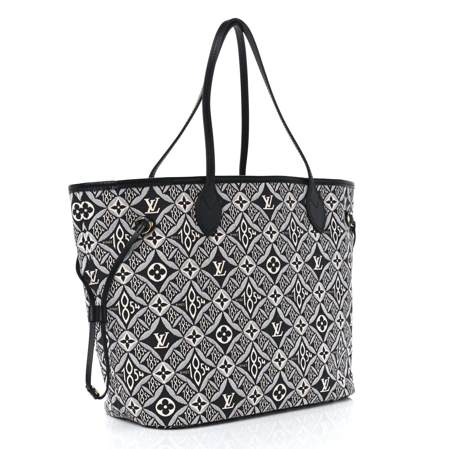 Louis Vuitton Jacquard Since 1854 Neverfull MM Grey 4 of 11