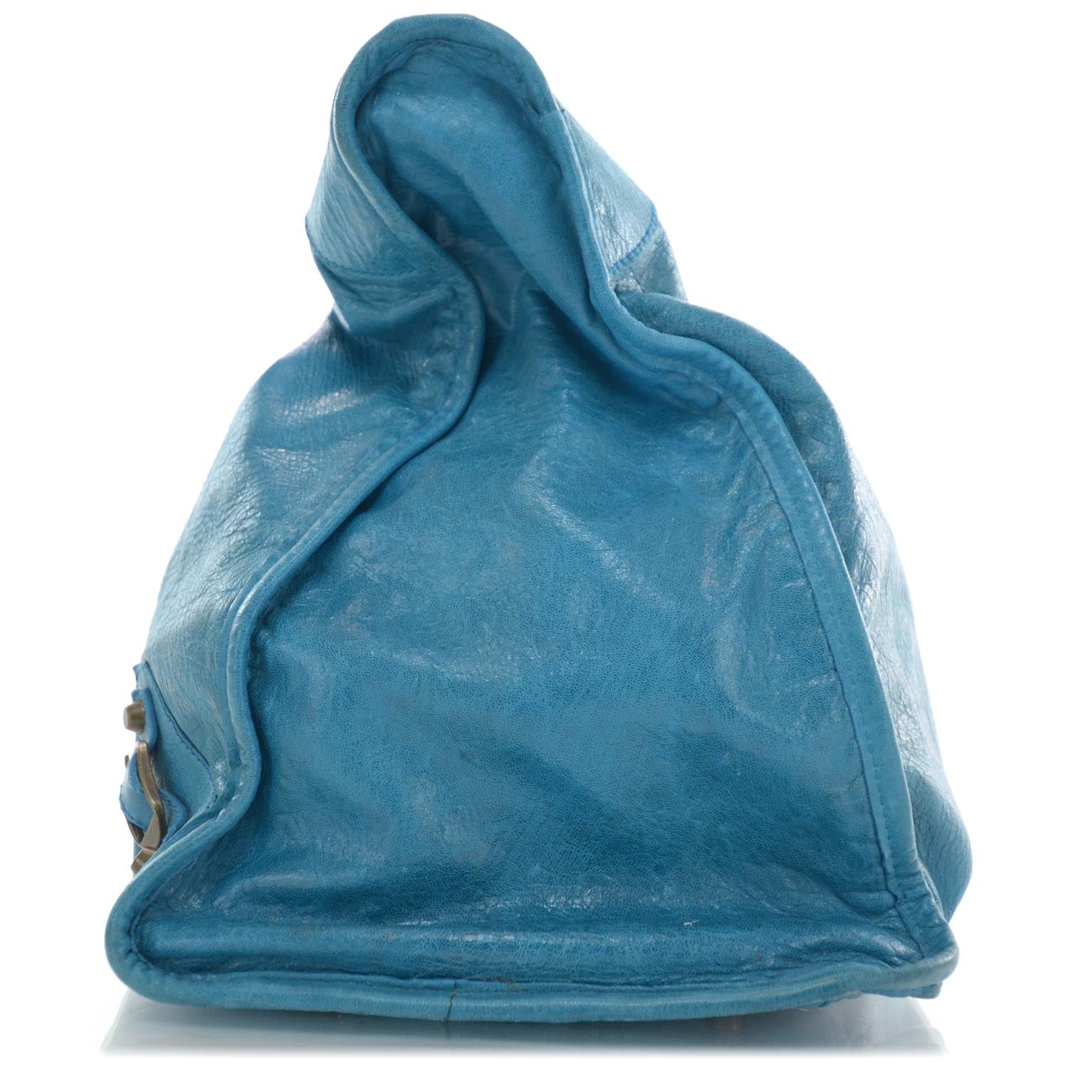 Balenciaga Agneau Weekender Turquoise 4 of 10