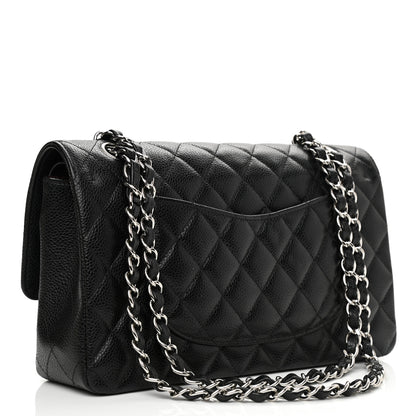 Chanel Caviar Quilted Medium Double Flap Black 3 of 9