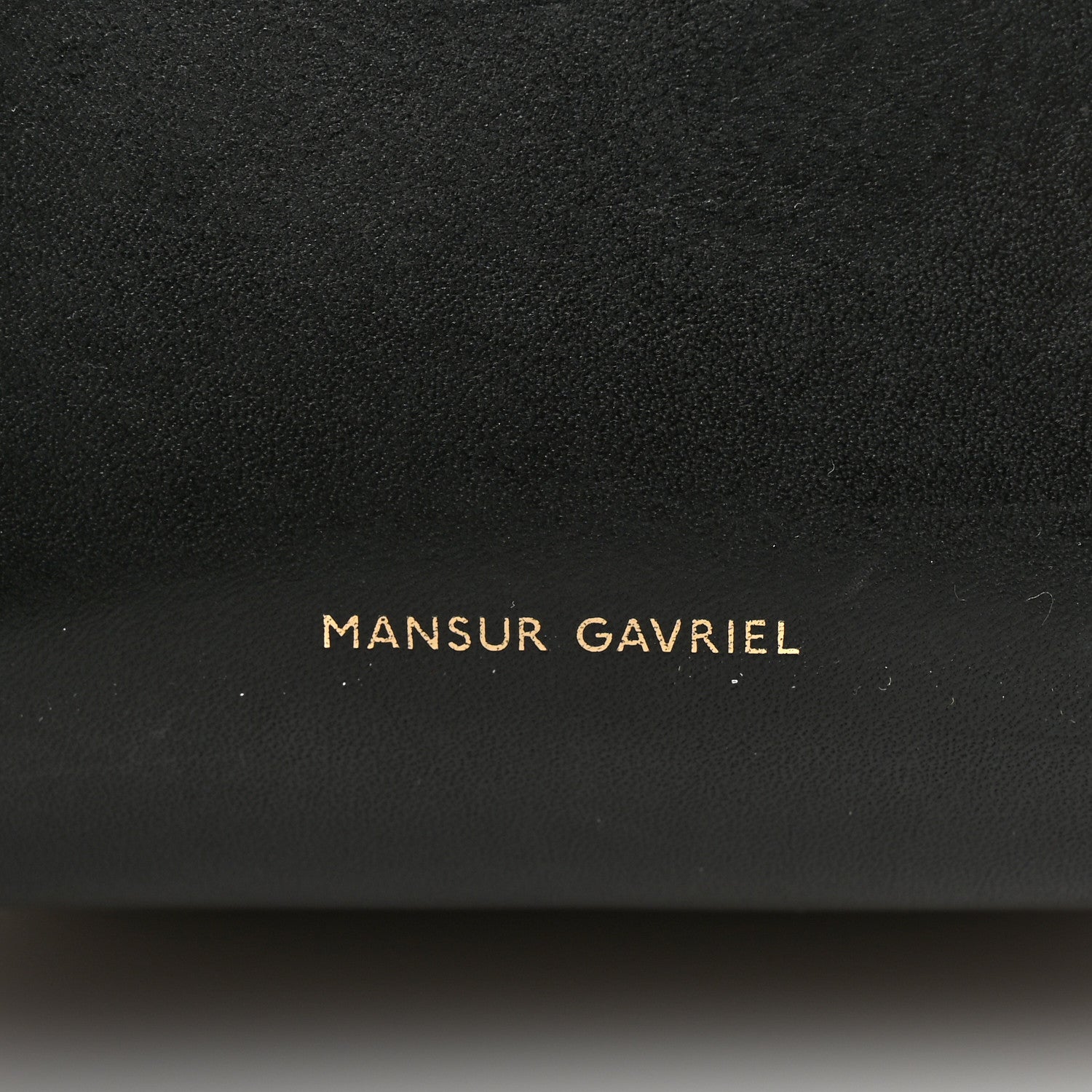 Mansur Gavriel Vegetable Tanned Calfskin Mini Mini Bucket Bag Black Flamma 6 of 10