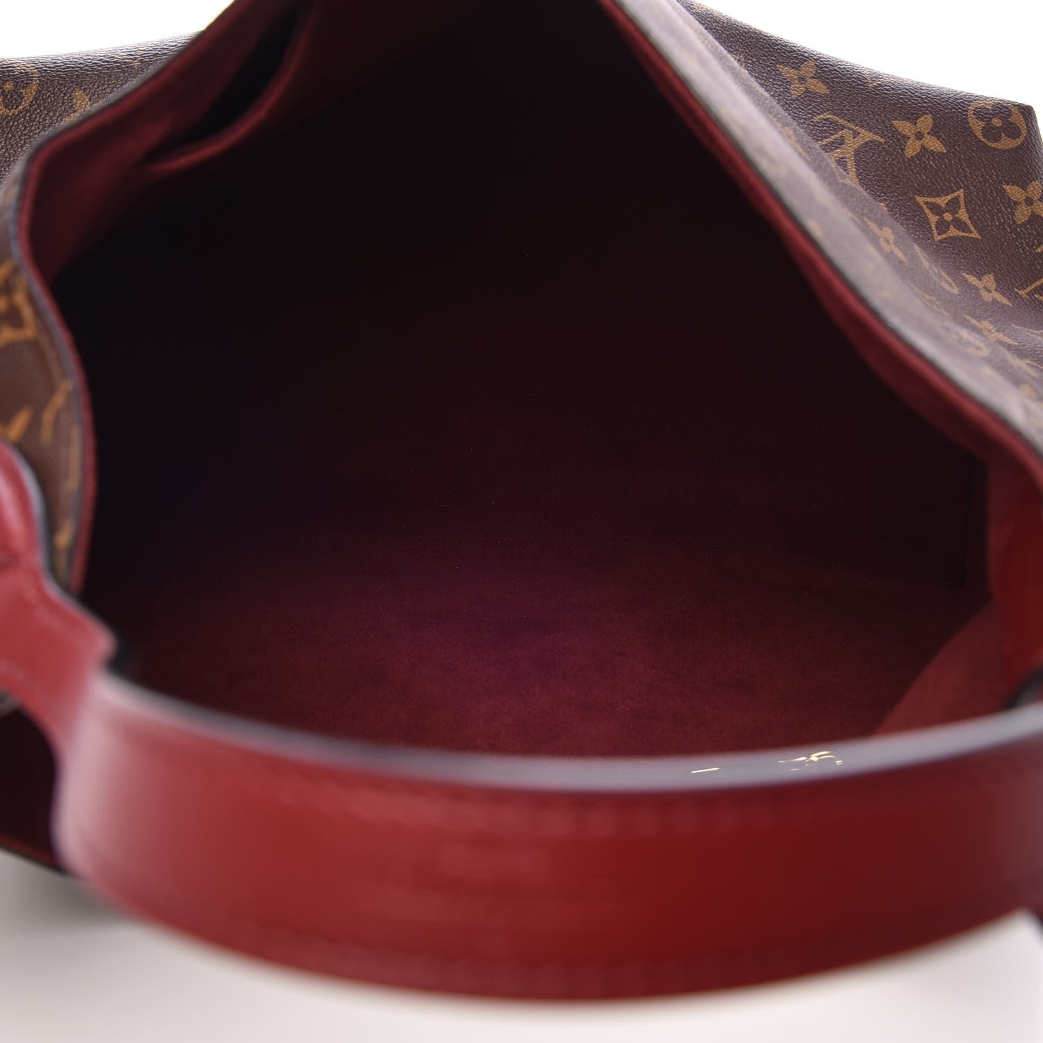 Louis Vuitton Monogram Flower Hobo Bordeaux 5 of 8