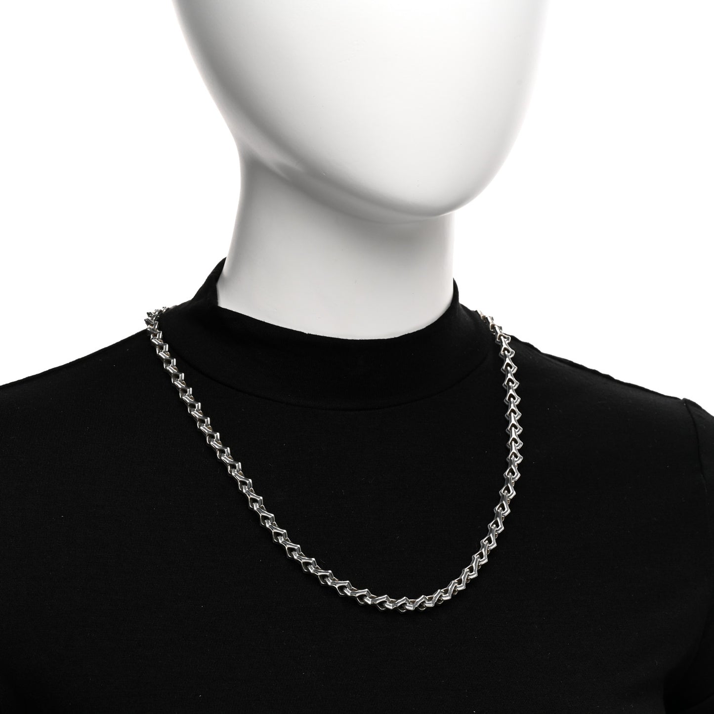 Sterling Silver 8.4mm Mens Armory Chain Necklace