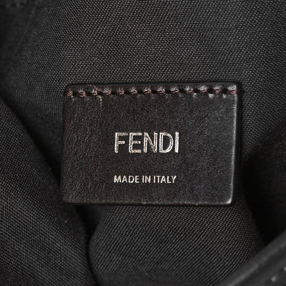 Fendi Nylon Glazed Fabric FF 1974 Stamp Patch Explorer Backpack Black Tobacco 6 of 8