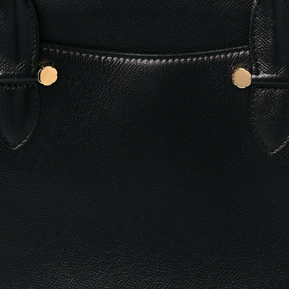 Salvatore Ferragamo Hammered Calfskin Today Satchel Black 10 of 10