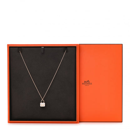Hermes 18K Rose Gold Diamond Constance Amulettes Pendant Necklace 6 of 6