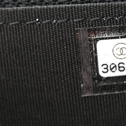 Chanel Calfskin Quilted Mini Maxi Pearls Wallet On Chain WOC Black 7 of 11