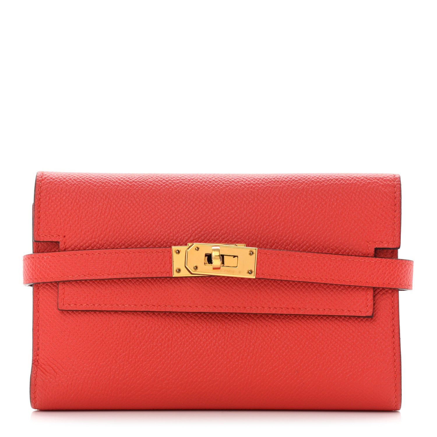 Hermes Epsom Verso Medium Kelly Wallet Rouge Tomate Rouge H 1 of 7