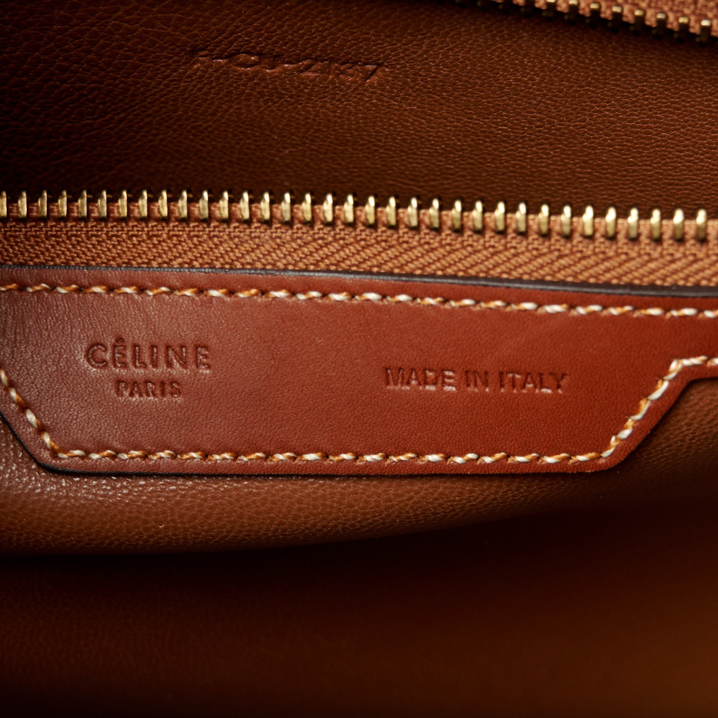 Baby Calfskin Mini Luggage Havana