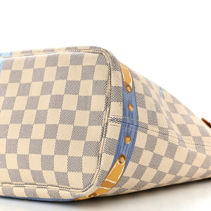 Louis Vuitton Damier Azur Summer Trunks Neo Neverfull MM 13 of 20