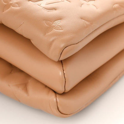 Louis Vuitton Lambskin Embossed Monogram Coussin PM Camel 8 of 8