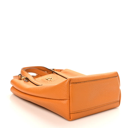 Salvatore Ferragamo Tumbled Calfskin Gancini Mini Bag Olivello 4 of 9