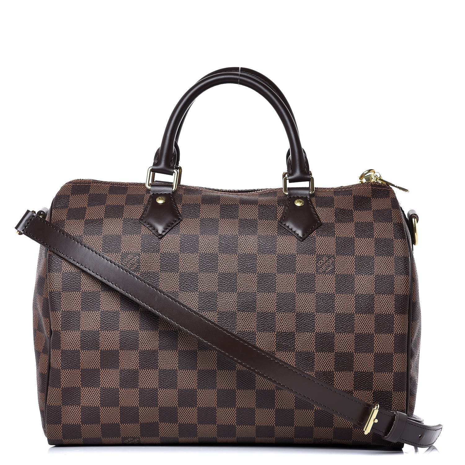 Louis Vuitton Damier Ebene Speedy Bandouliere 30 1 of 12