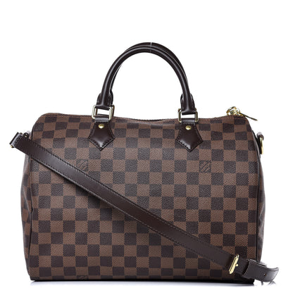 Louis Vuitton Damier Ebene Speedy Bandouliere 30 1 of 12
