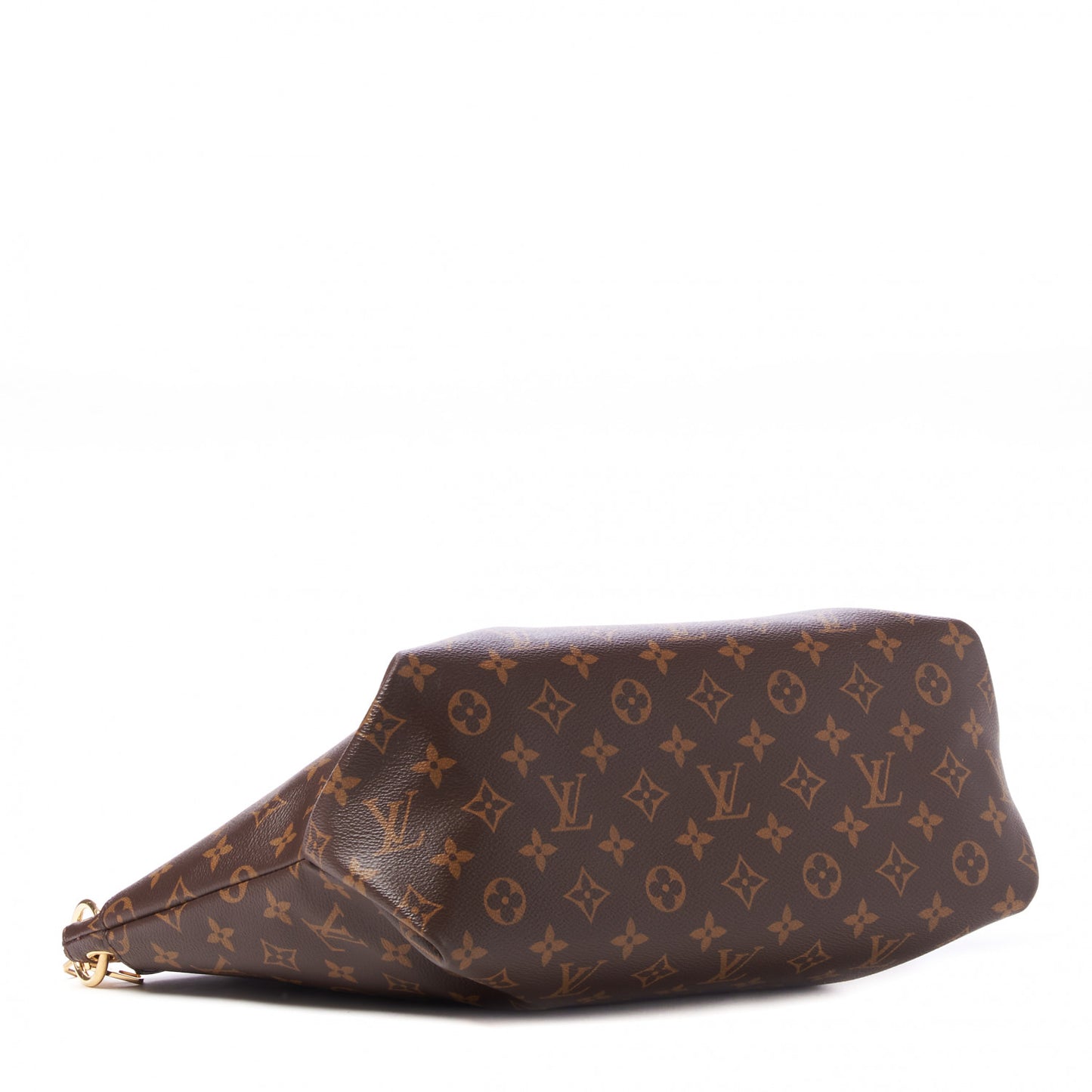 Monogram Flower Zipped Tote MM Bordeaux
