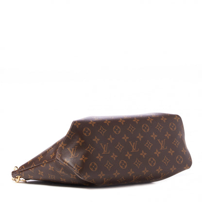 Louis Vuitton Monogram Flower Zipped Tote MM Bordeaux 4 of 9