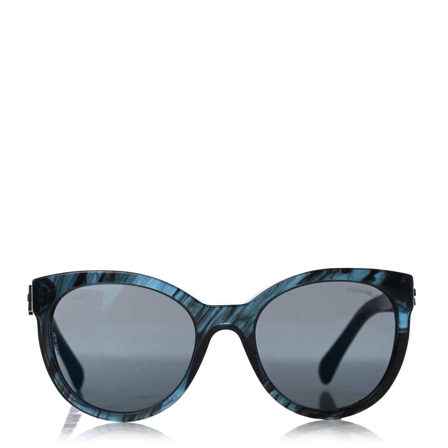 Chanel Acetate Pantos Signature CC Sunglasses 5315 Blue 2 of 8