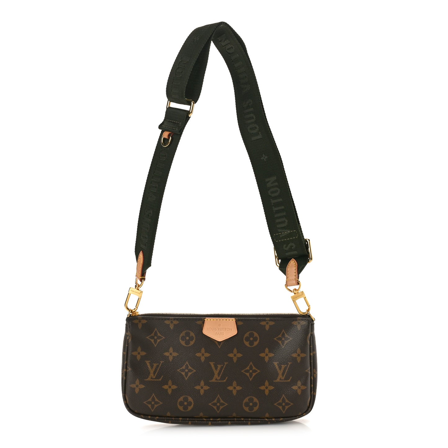 Monogram Multi Pochette Accessories Large Pochette Kaki
