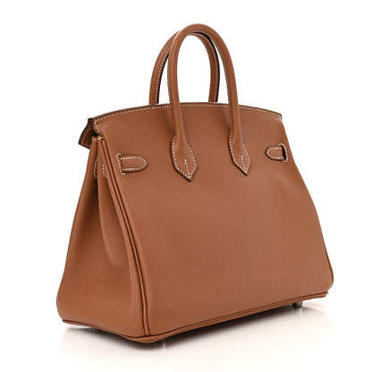 Hermes Swift Birkin 25 Gold 3 of 11