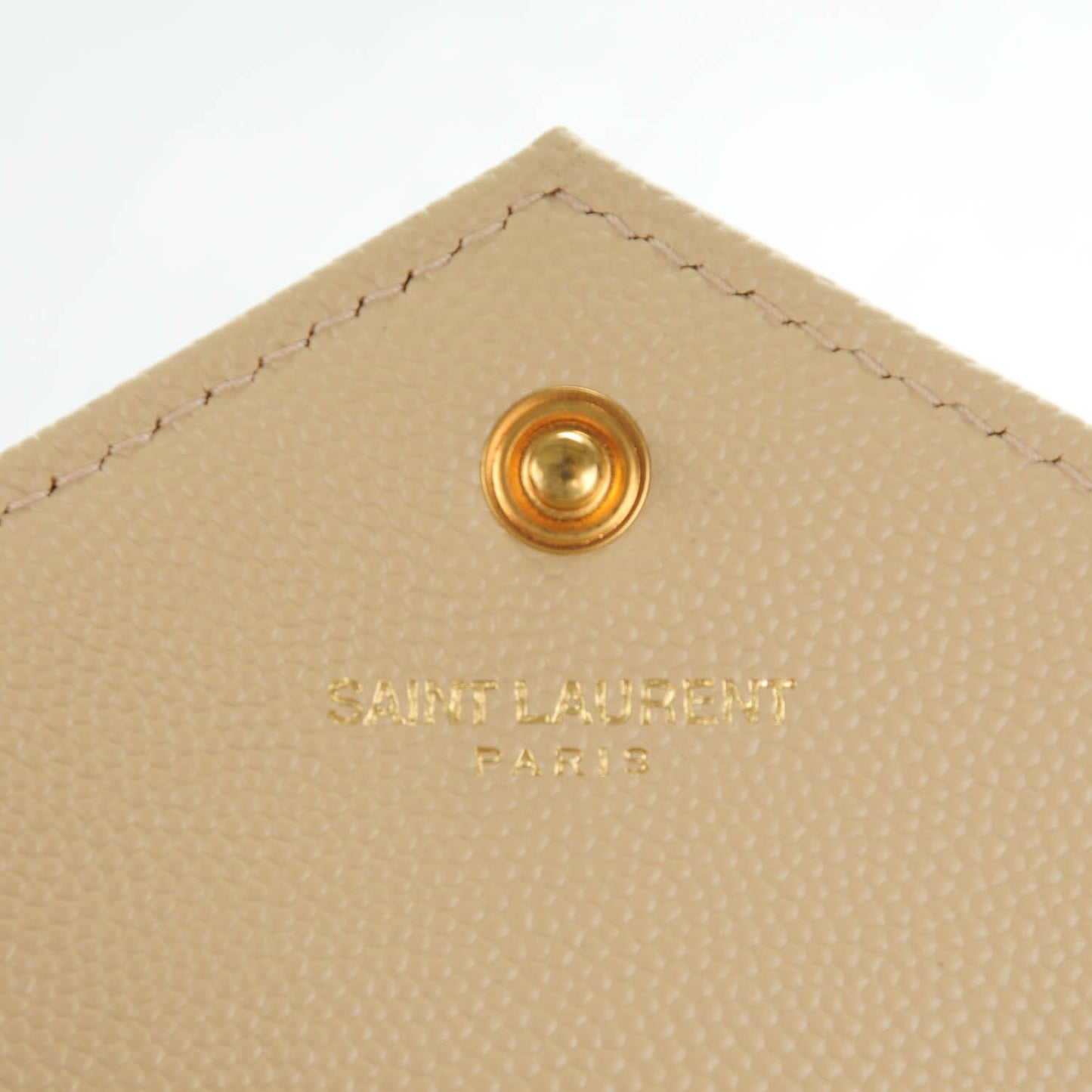 Grain De Poudre Matelasse Chevron Monogram Chain Wallet Nude Powder