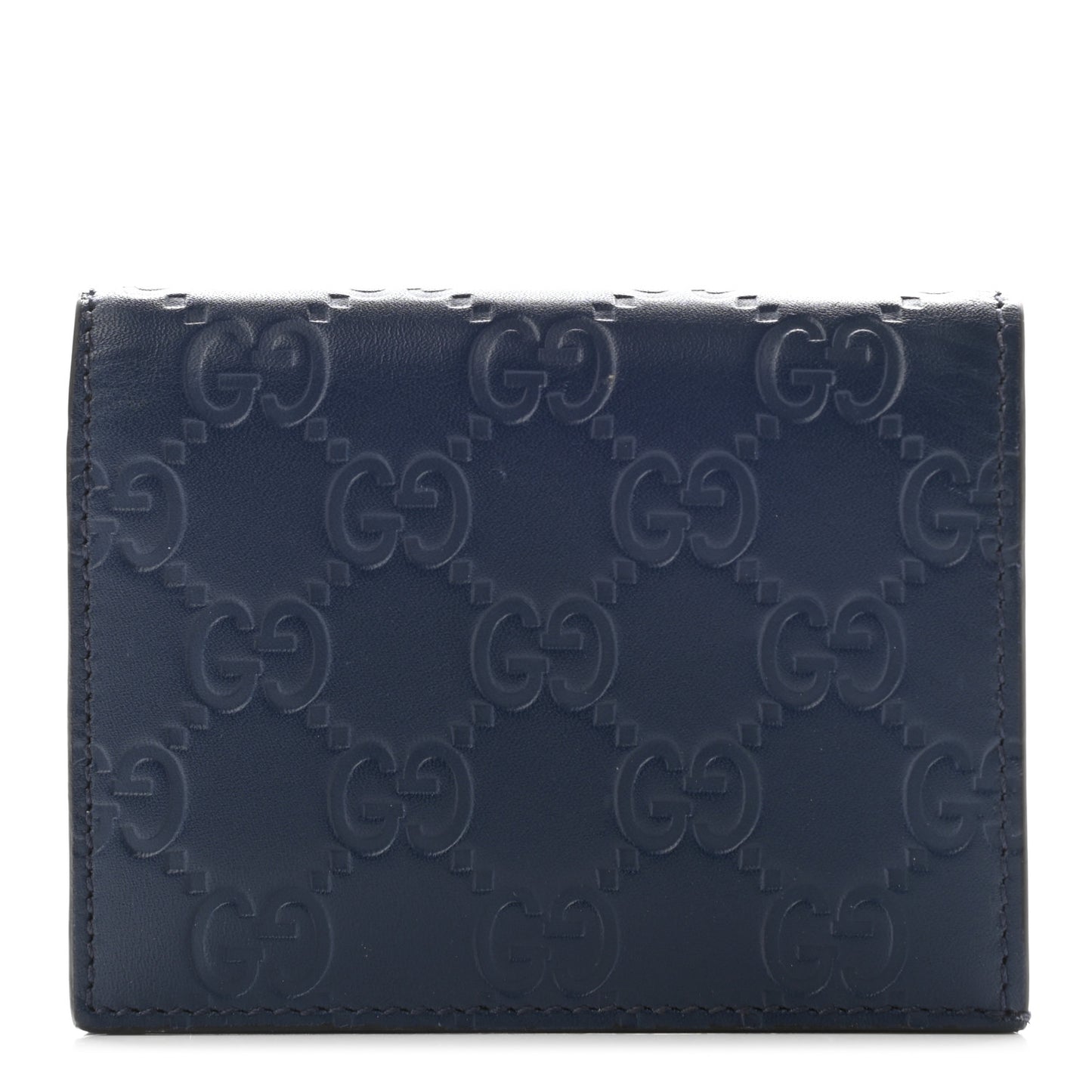 Guccissima Card Case Wallet Blue