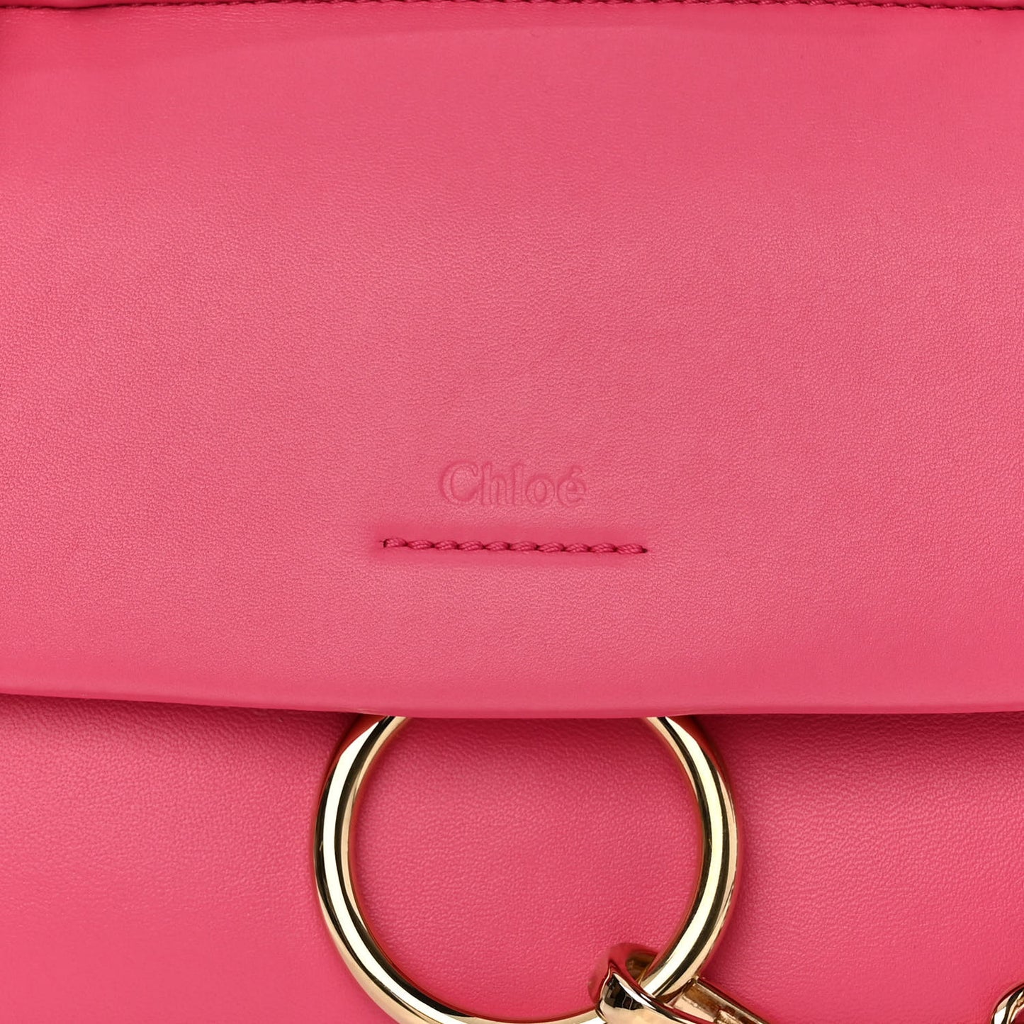 Lambskin Small Faye Top Handle Bag Hot Pink