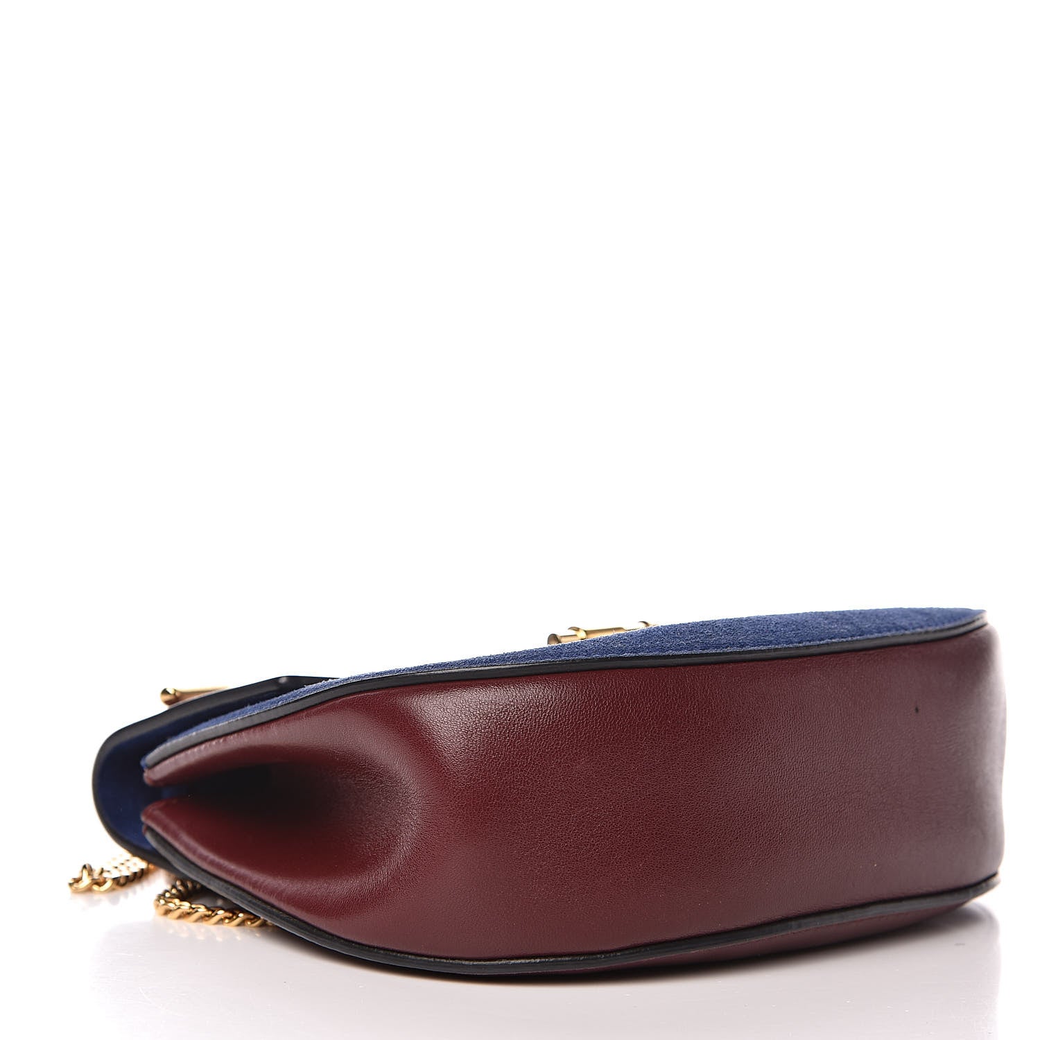 Chloe Lambskin Suede Mini Drew Shoulder Bag Dark Velvet 4 of 12